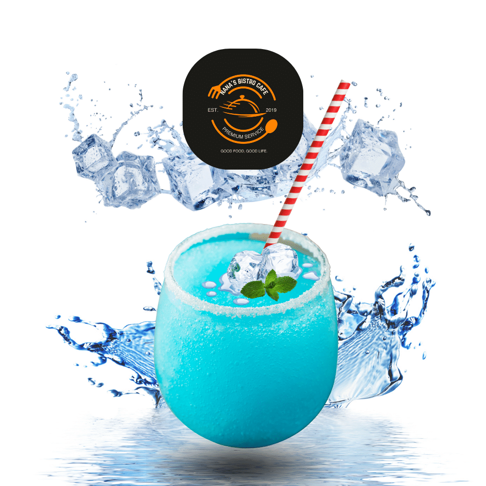 Frozen blue margarita